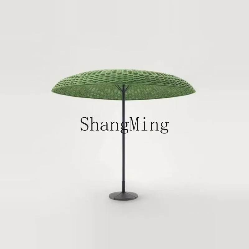 

LXY Garden Internet celebrity outdoor parasol creative rattan petal umbrella