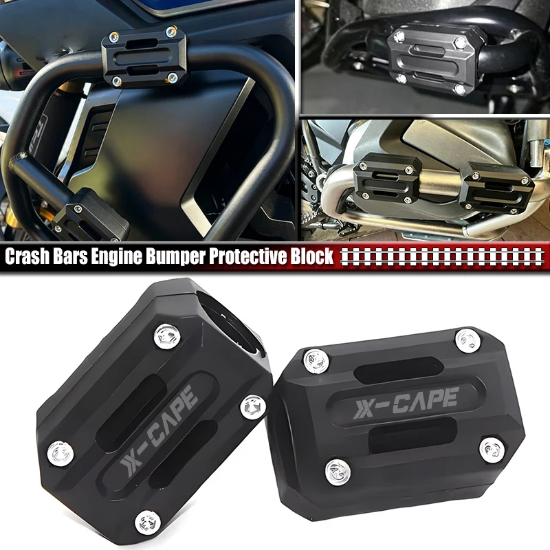 For Moto Morini XCape X Cape X-Cape 650 700 1200 Motorcycle Engine Guard Bumper Protection Block Crash Bar Accessories
