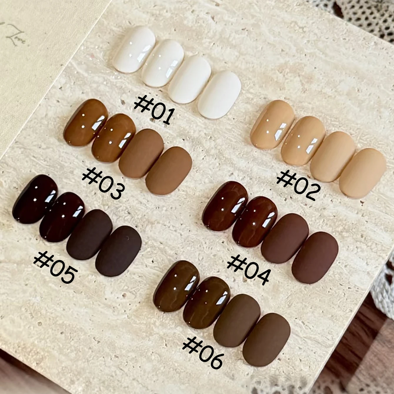 1pcs SHAKA Autumn And Winter Atmosphere Cat's Eye Gel Nail Polish Sunset Brown Daily Whitening Versatile Nail Enhancement Art