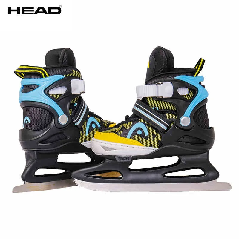 HEAD Figure Skates Beginner Kids Adjustable Ice Hockey Ice Skates Shoes Student Professional Real Ice Skates