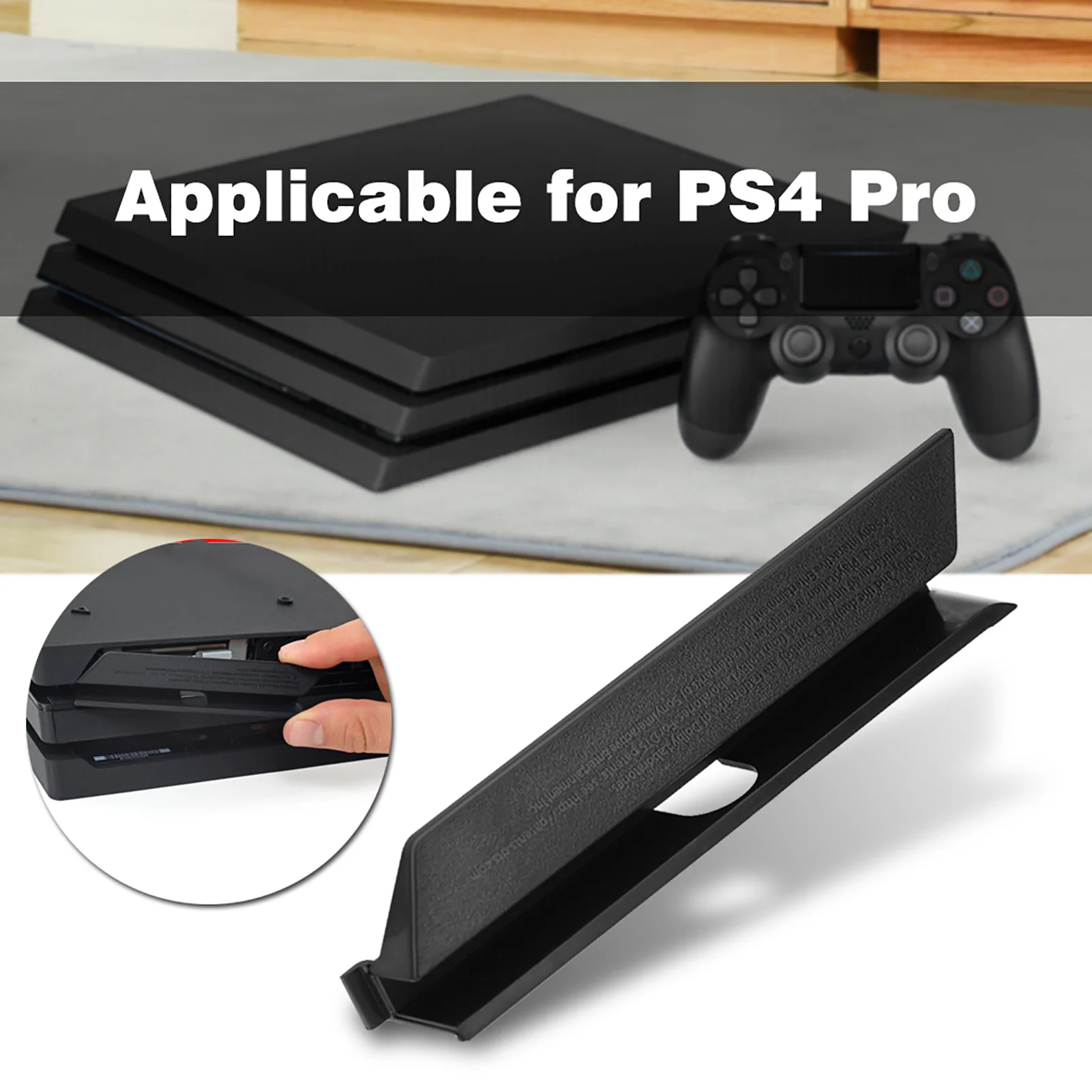 Hitam plastik HDD Hard Drive Slot penutup pintu Flap untuk Sony PS4 Pro konsol Slot penutup pintu Flap Slot