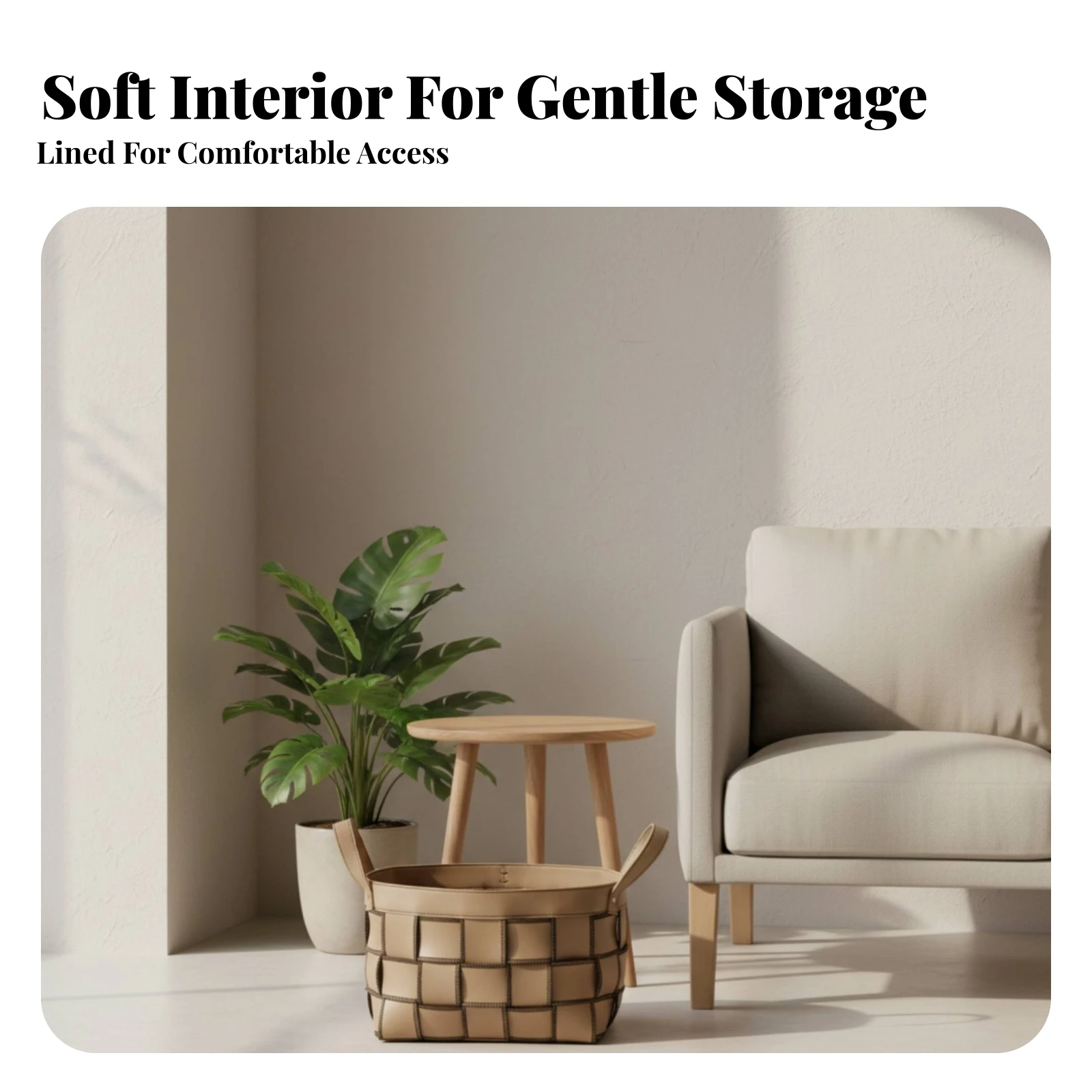 Storage Basket Open Top Laundry Basket Structured Body Sturdy Build