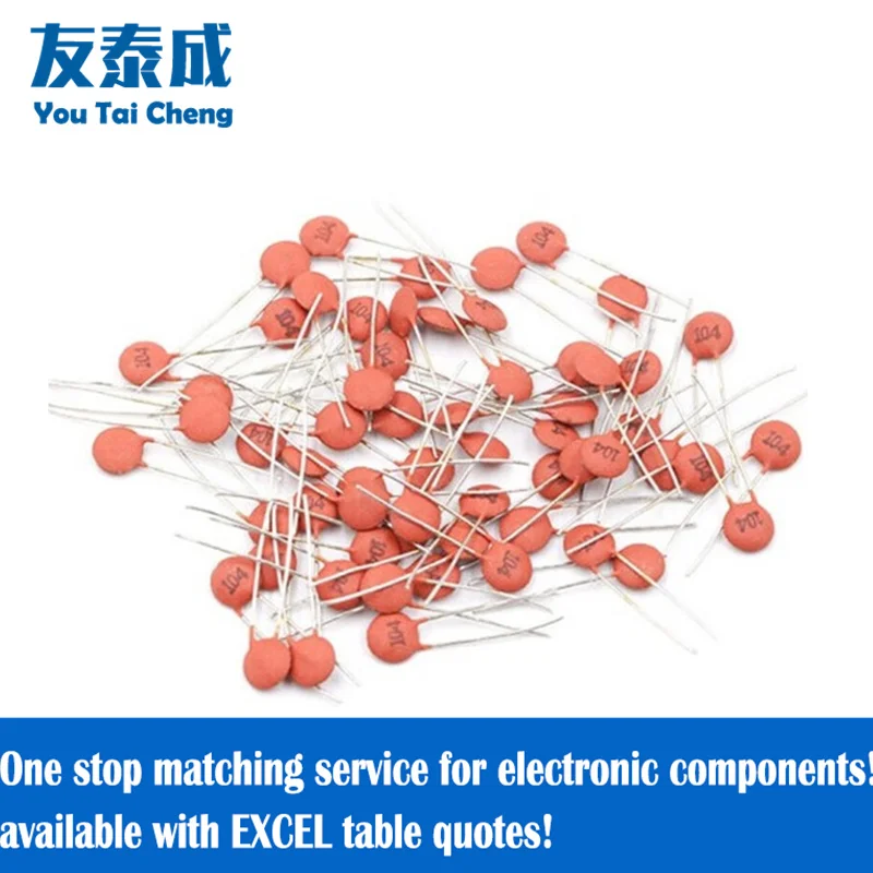 50PCS Circular Ceramic Capacitor 50V 1PF 2PF 2.2PF 3PF 3.3PF 4.7PF 5PF 7PF 8PF 10PF 15PF 18PF 20PF 22PF 27PF 30PF 33PF 47PF 56PF