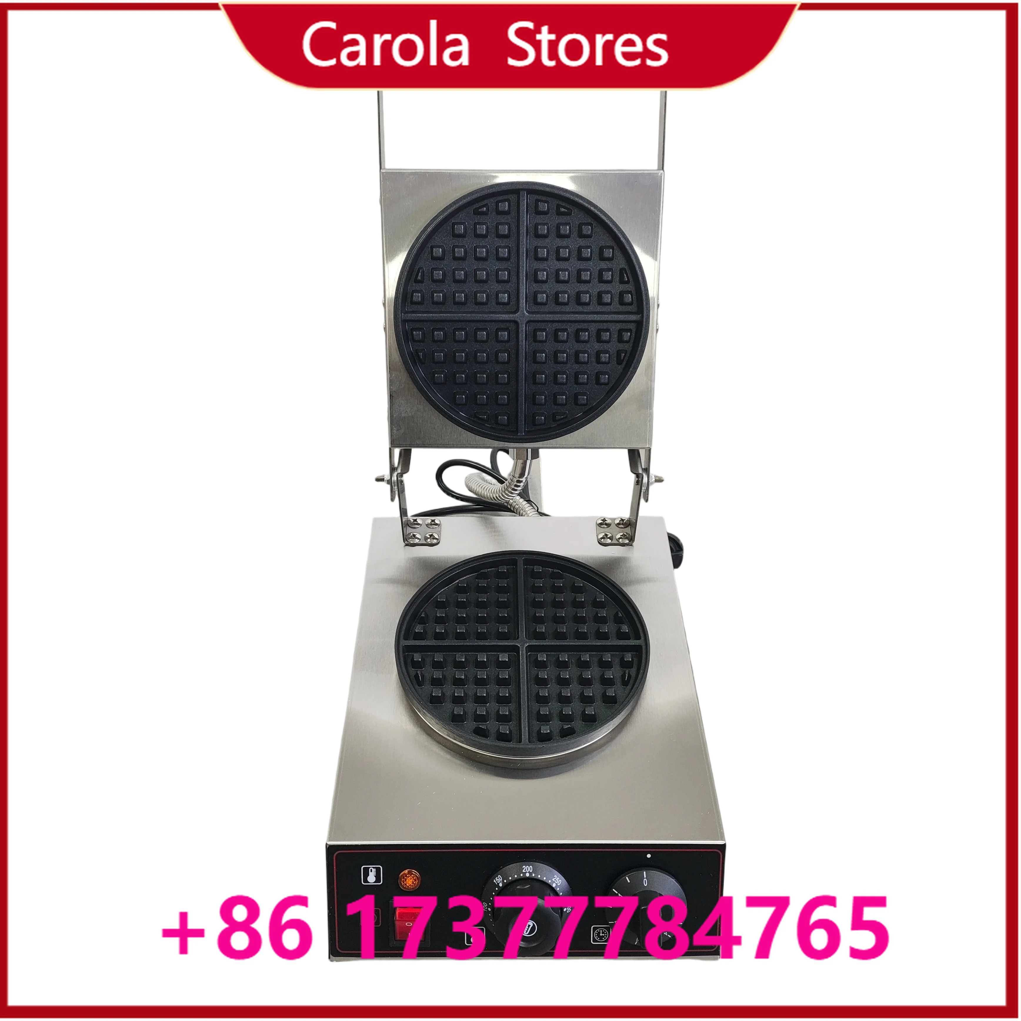 Food tools New Commercial Ice Cream Waffle Cone Maker Non-Stick Stainless Steel High Productivity for Restaurant F