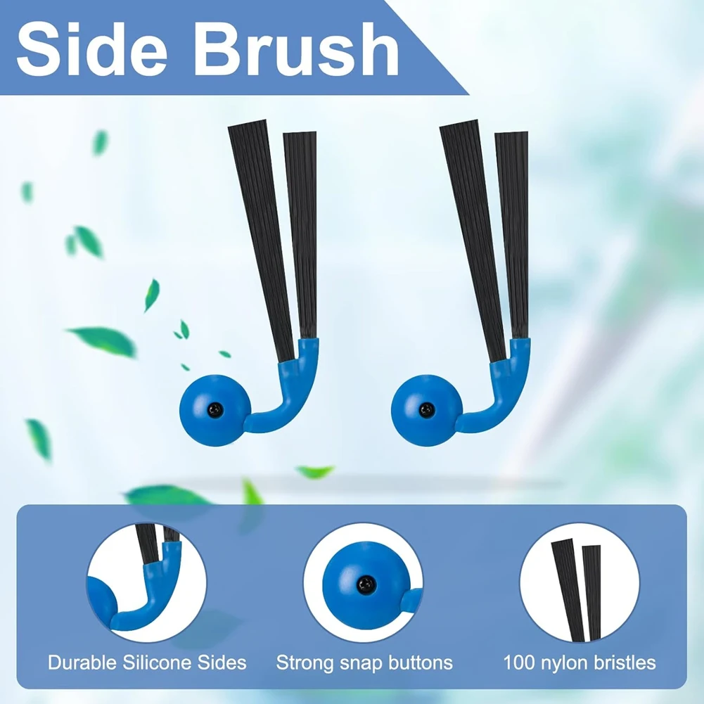 ملحقات بيع الصيف لمجموعة قطع غيار المكنسة الكهربائية الروبوتية ECOVACS DEEBOT X9 PRO Omni - الفرشاة الرئيسية، أسطوانة التطهير، الفرشاة الجانبية