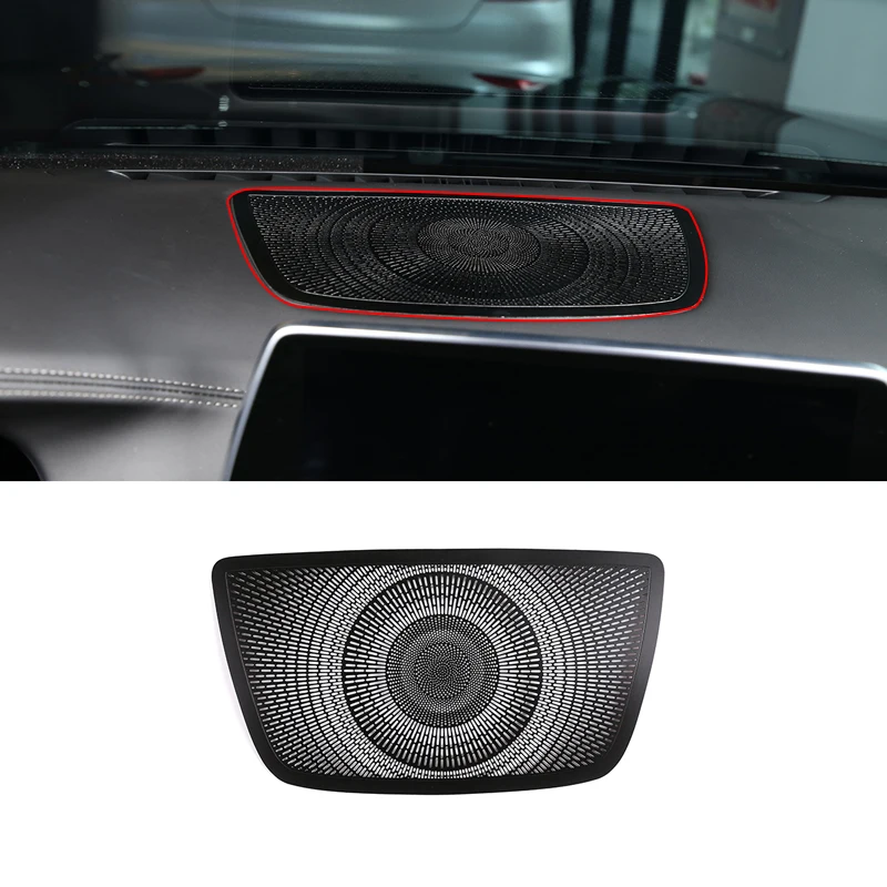 

Aluminum Alloy Black Car Dashboard Speaker Net Trim Cover For 2017-2020 BMW 7 Series G11 G12 Auto Interior Accessories