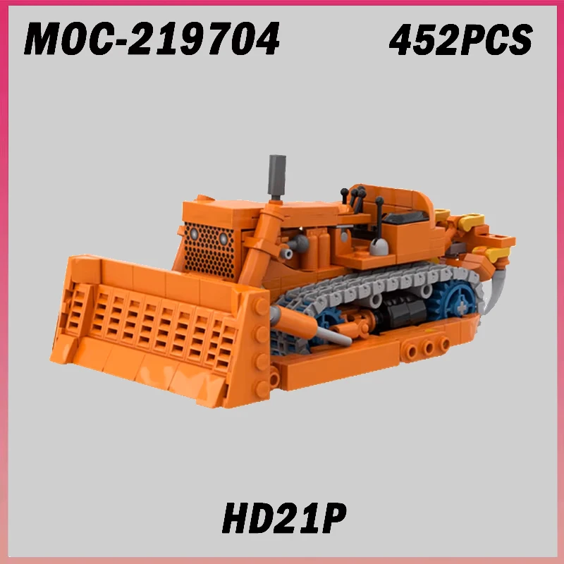 

452 шт. MOC-219704 городская техника Heavy Haul Bundle грузовики модель дорожного движения строительные блоки кирпичи DIY сборка игрушки рождественские подарки