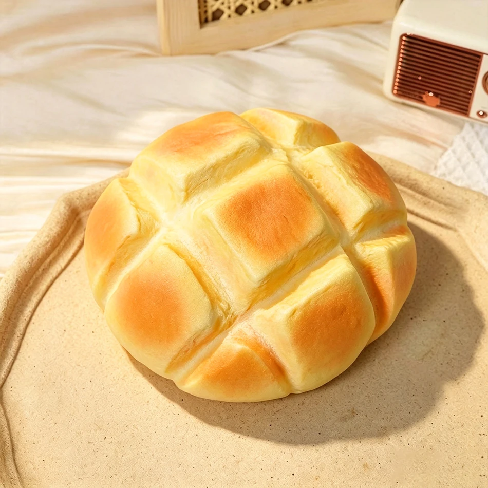 2 Colors High Quality Slow Rising Squishy Oversized Pineapple Bun Stress Relief Toy Cute Desktop Decor Soft Squeeze Toy Gift