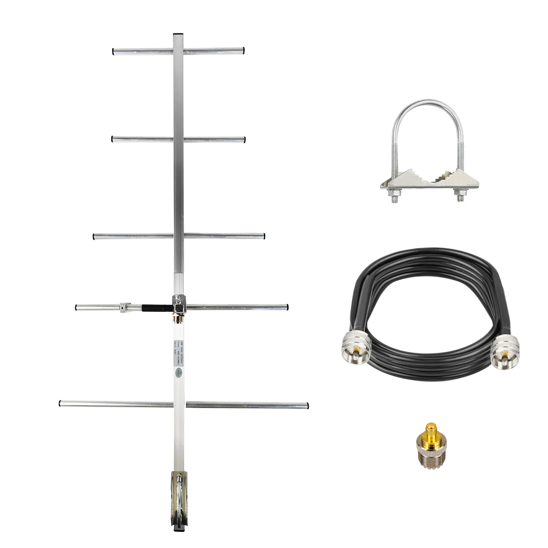 antenne-yagi-uhf-a-gain-eleve-5-elements-detachable-et-portable-reglable-bande-amateur-420-450-mhz