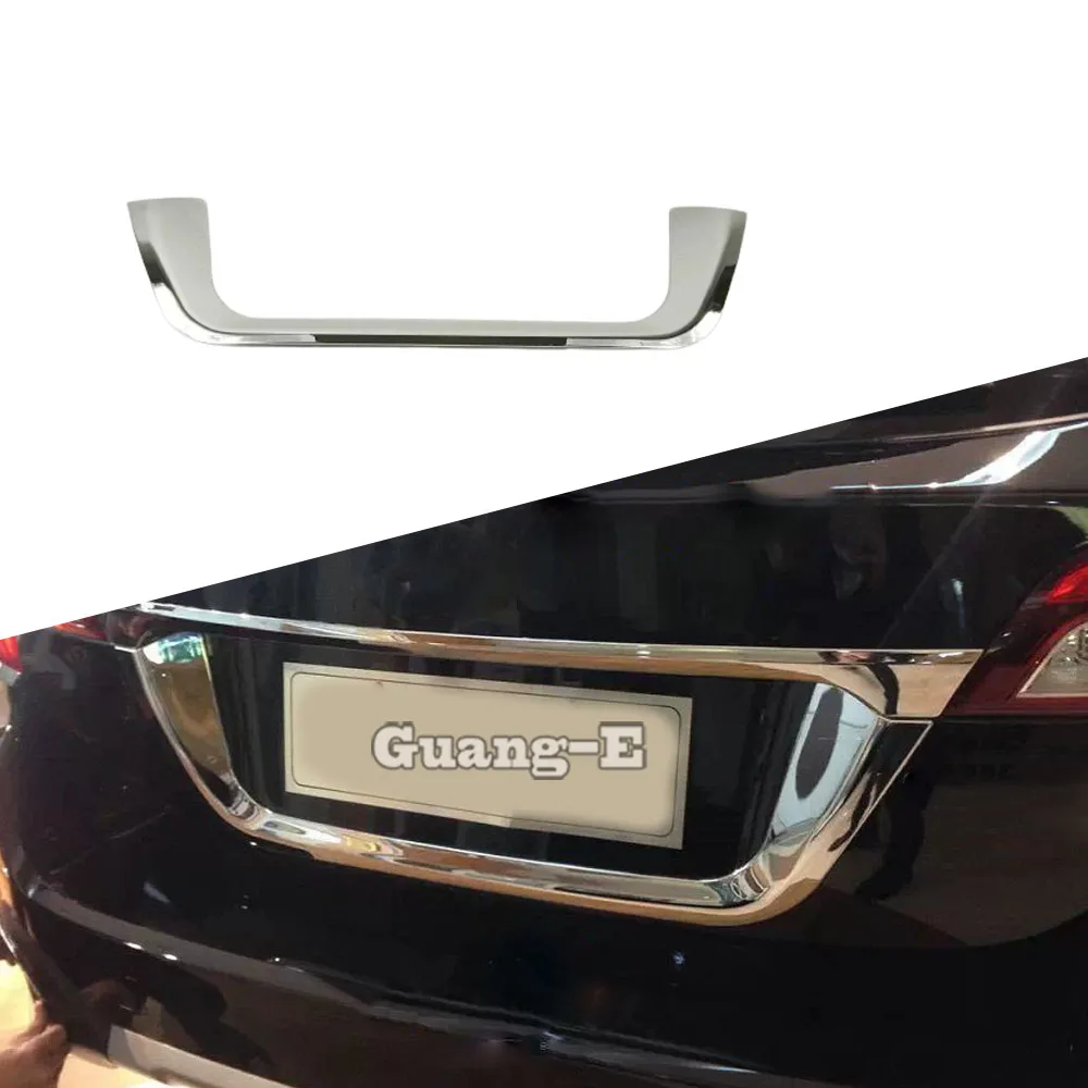 

Car ABS Chrome Rear Door License Tailgate Bumper Frame Plate Trim Lamp Trunk For Subaru Outback 2015 2016 2017 2018 2019 2020