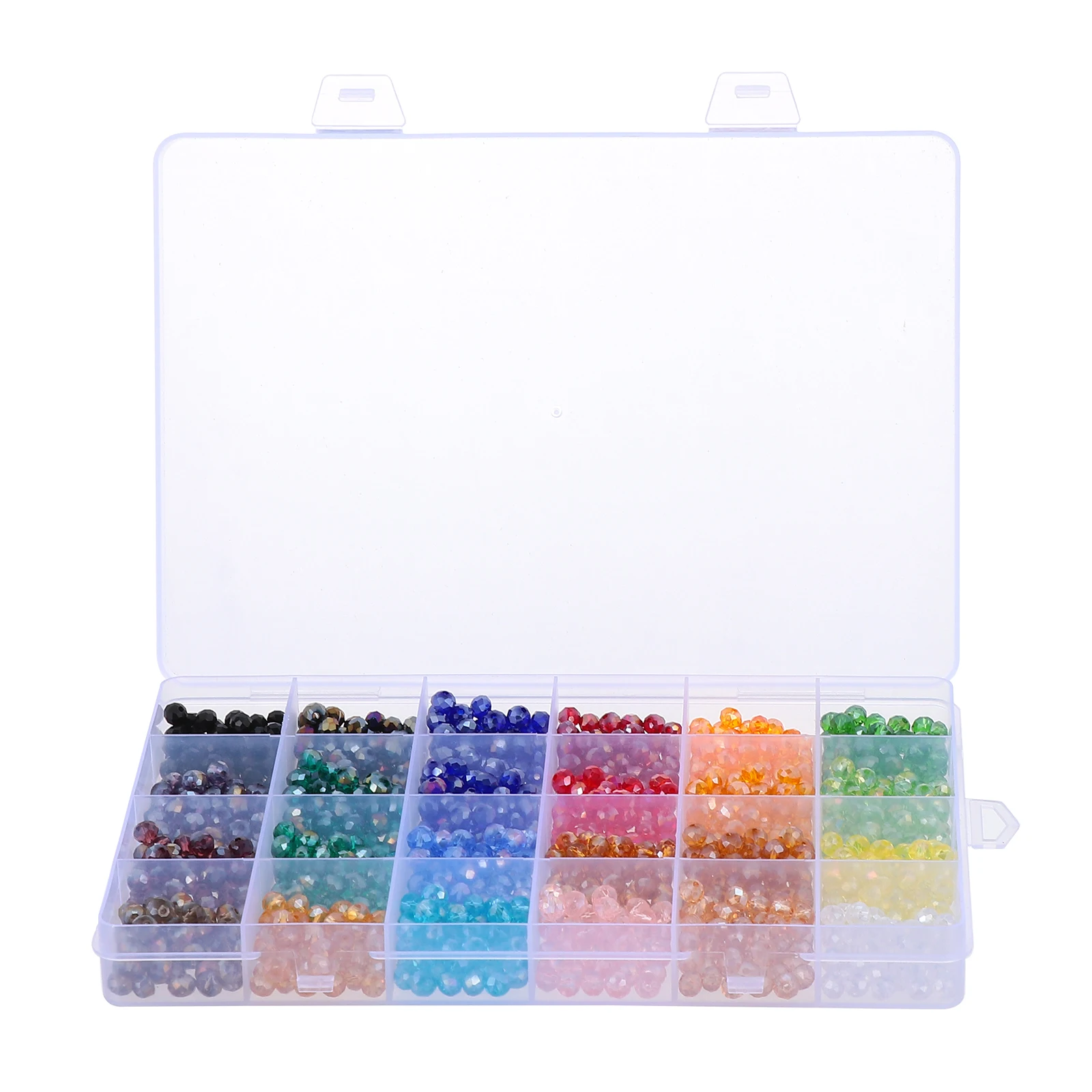 

Jewelry Crystal Flat Bead Combination Man Beads for Plastic Making DIY Necklace