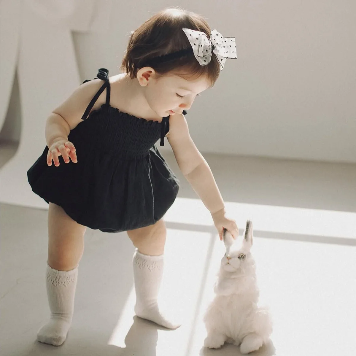 

2025 Summer New Baby Girl Sleeveless Sling Bodysuit Solid Color Newborn Toddler Clothes Infant Thin Cotton Jumpsuit 0-24M