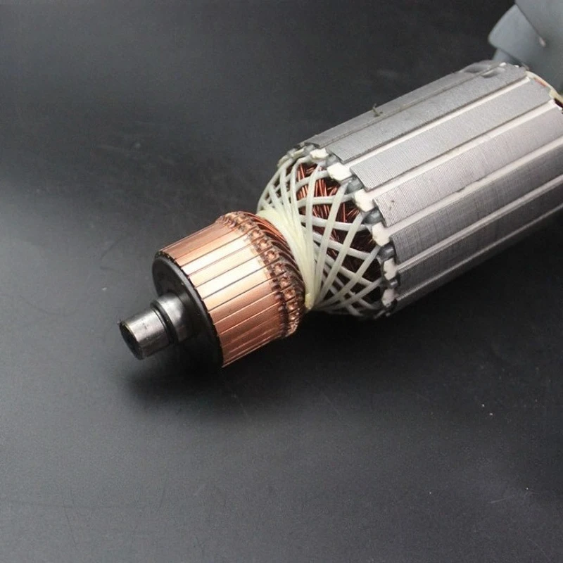 7 Teeth 200 Water Drill Rotor Armature,Copper Motor Spare Parts for Z1Z-200E/T/M Core Drilling Machine