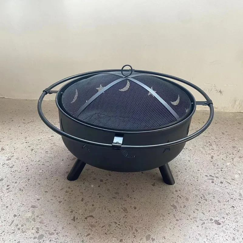 For Thickened Portable Round Charcoal BBQ Grill Outdoor Barbecue Direct From Manufacturer Wholesale Heavy Duty Camping