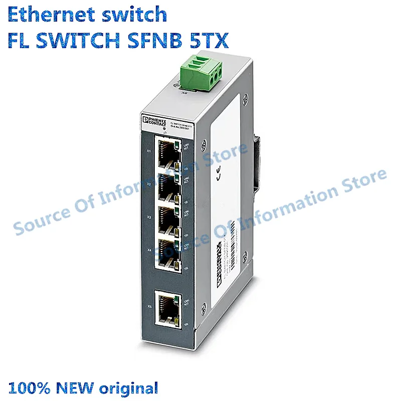 

FL SWITCH SFNB 5TX, Ethernet Switch, 2891001, 100% New