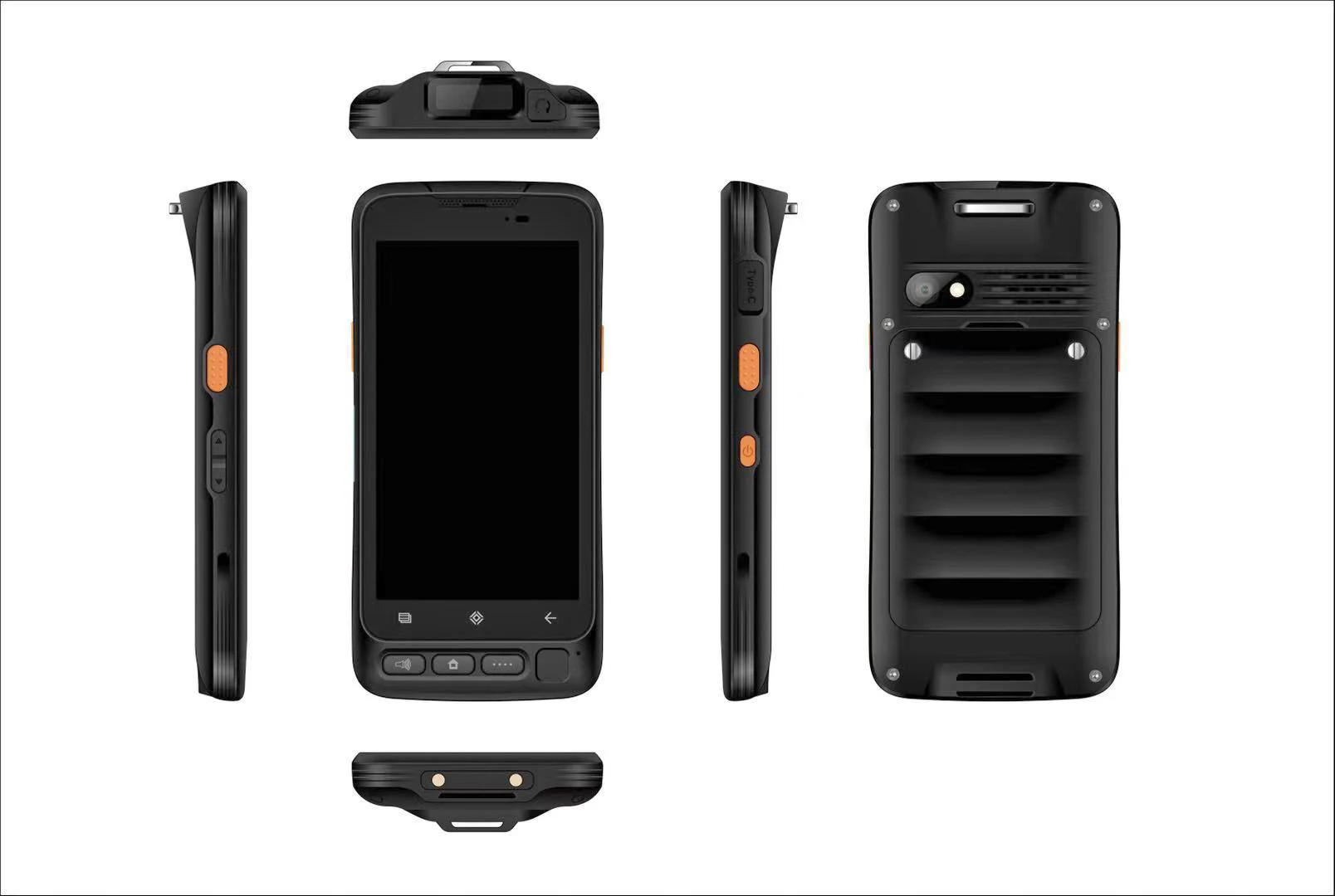 Scanner de codes-barres PDA industriel, écran tactile logistique, Android 11, robuste, étanche, avec caméra thermique, prix bas