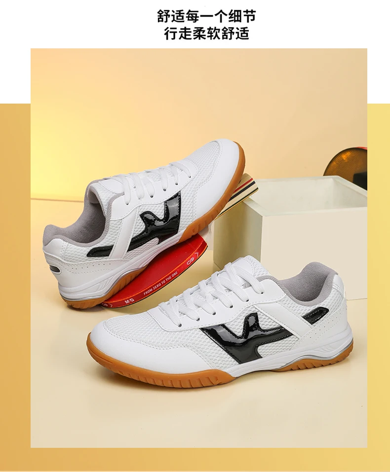 Professionelle Männer Badminton Schuhe Tischtennis Sport Volleyball Schuhe Ping Pong Atmungs Trainer Turnschuhe Sportschuhe – Detail 2