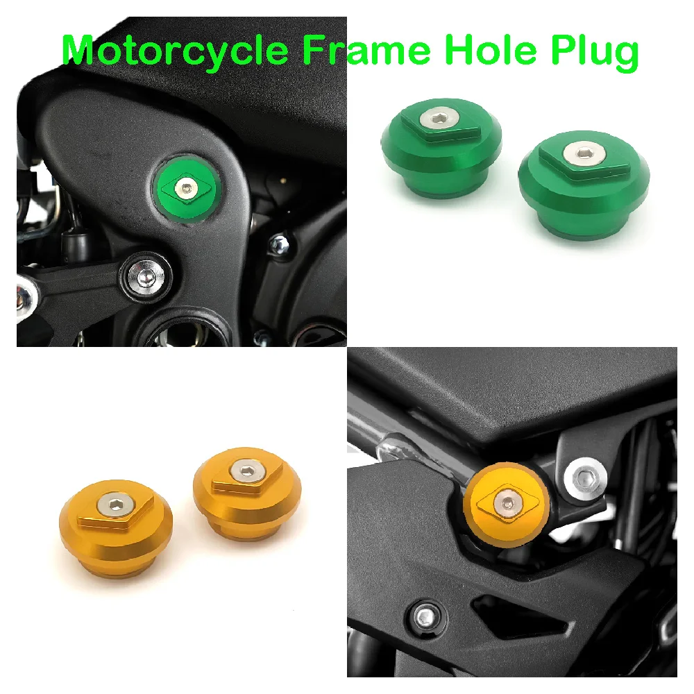 

Fits for Kawasaki Ninja 7 Ninja7 Z7 ABS Hybrid HEV 2024 2025 2026 Motorcycle Frame Plug Hole Caps Decorative Cover Kits