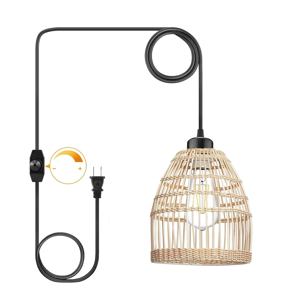 

Vintage Rattan Woven Chandeliers Lampshade 20cm Beige Rattan Lamp Shade Woven Pendant Lights for Ceiling Pendant Lamp Floor Lamp