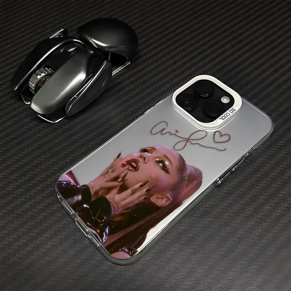 A-Ariana G-Grandes Singer Phone Case For Infinix HOT 70 NOTE 60 50 50I 40I 40 30 30I 20 20S 12 11 11S 10S Shockproof Phone Cover
