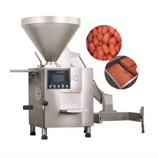 

Pneumatic Quantitative Automatic Twisting Enema Machine Sausage Filler Stuffer Sausage Filling Making Machine