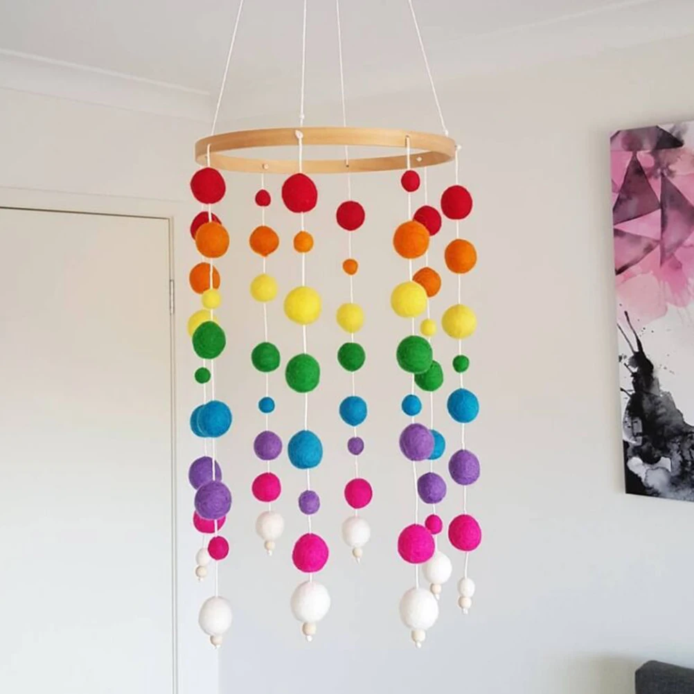

Wall Wind Chime Decoration Hairball Pendant High Quality Bedroom Accessories Baby