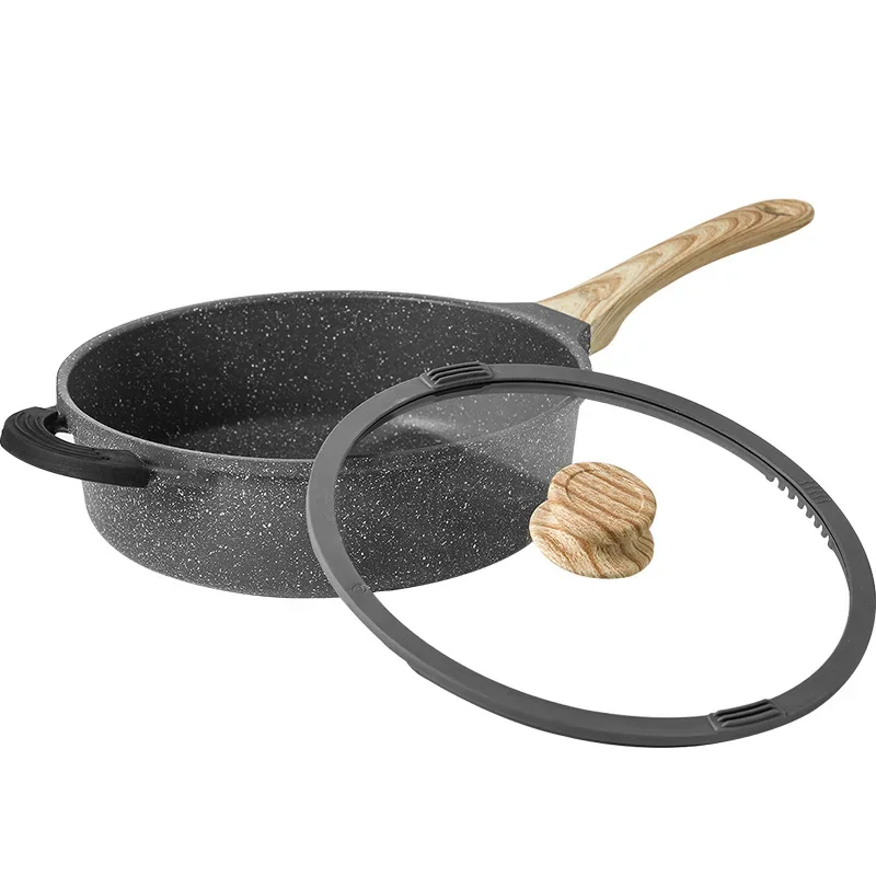 Mai Fan Stone Free  Cooking Oil Frying Pan Wholesale Induction Cooker Gas General Frying  Non Stick Wok Pan Cookware