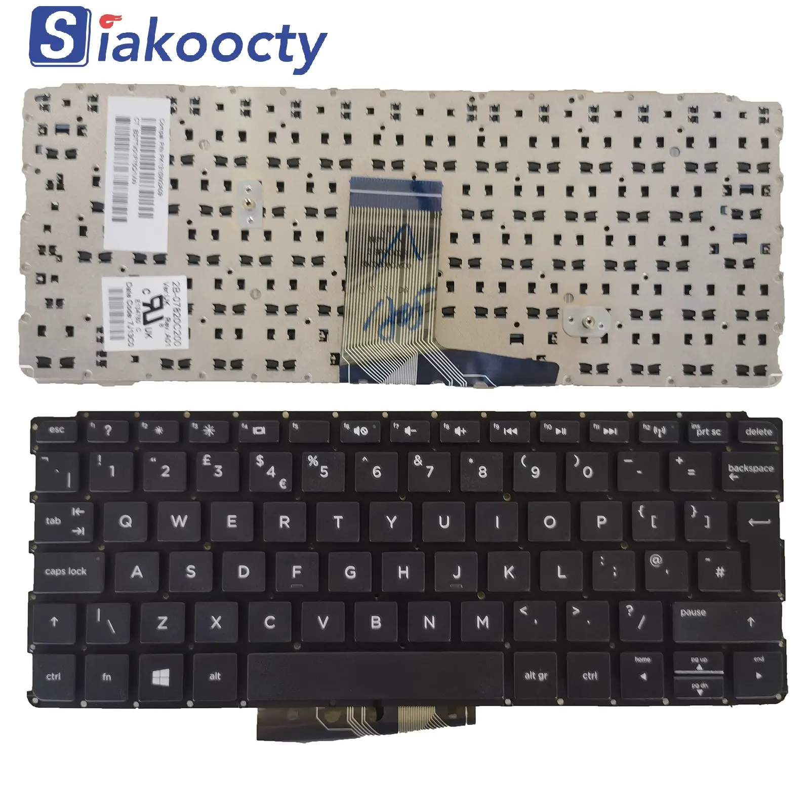 UK keyboard For HP Pavilion TouchSmart 11-E 11-E032SF 11-E000 11-E015DX 11-E011NR 11-E010NR No FRAME