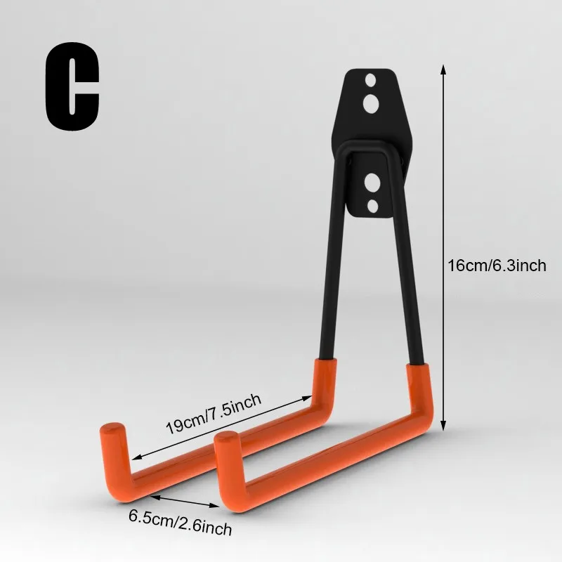 Fahrrad Unterstützung Fahrrad Wand Halterung Haken Ständer Parkplatz Halter für Hängen Werkzeuge Lager Lagerung Werkzeug Organizer Fahrrad Zubehör – Detail 4