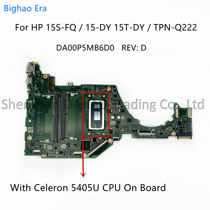 DA00P5MB6D0 DA0P5AMB6D0 For HP TPN-Q222 15S-FQ 15-FQ 15T-DY 15-DY Laptop Motherboard With Intel 4417U 5405U CPU DDR4 L63561-601