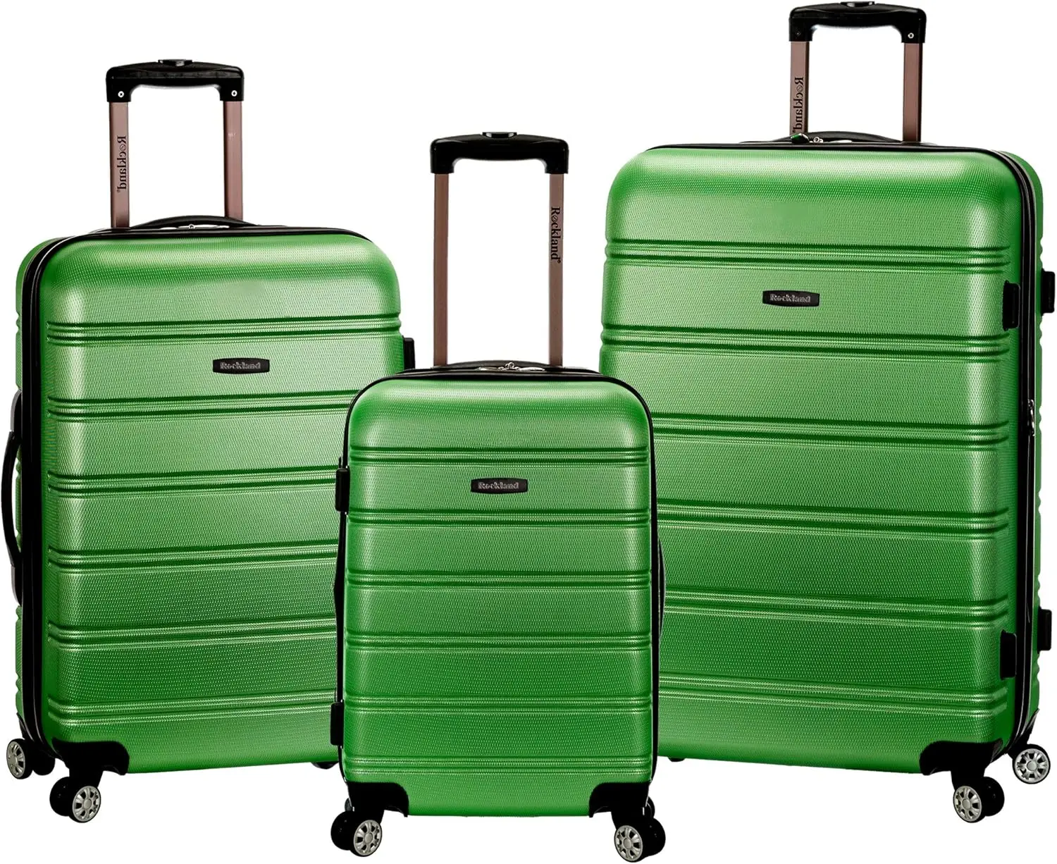 

Expandable Spinner Wheel Luggage Set, Green, 3-Piece (20/24/28) for Travel