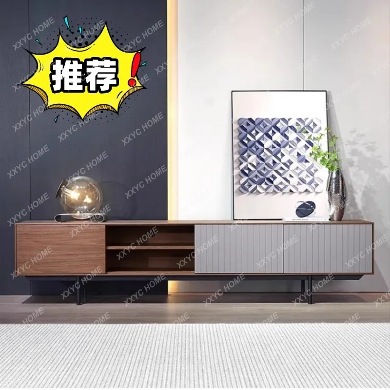 

Тумба под телевизор LX из массива дерева, напольная, для гостиной, аудио-видео тумба, простая в сборке