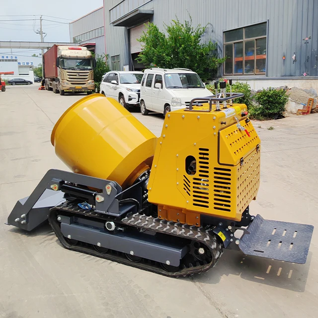 حار بيع الشركة المصنعة نوع جديد الزاحف خلاط الخرسانة شاحنة خلاط الخرسانة المتنقلة الصغيرة مع المضخة الأساسية ومكونات المحرك #5