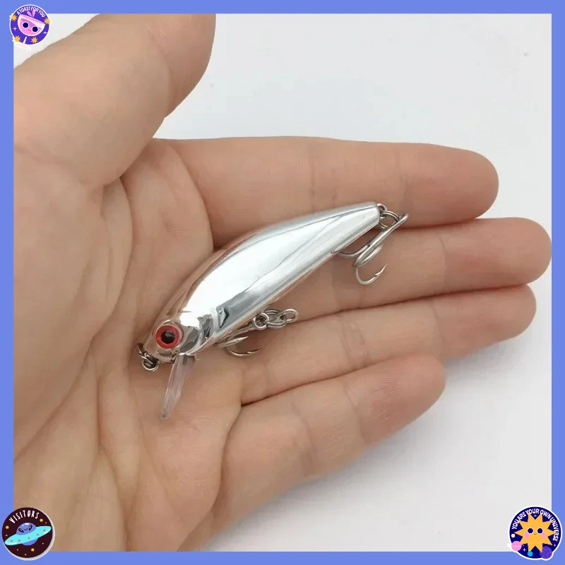 1 قطعة 5.5 سنتيمتر/6.5 جرام ليزر صغير البلمة الصلبة غرق الطعم المتذبذب Jerkbait كرنك الصيد السحر هوك باس Pesca المياه المالحة العذبة معالجة