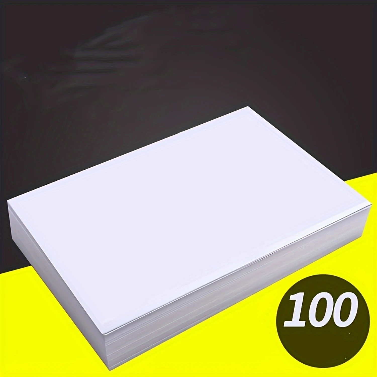 100-Piece A4 White Paper for Office & Student Use, Recyclable & Eco-Friendly