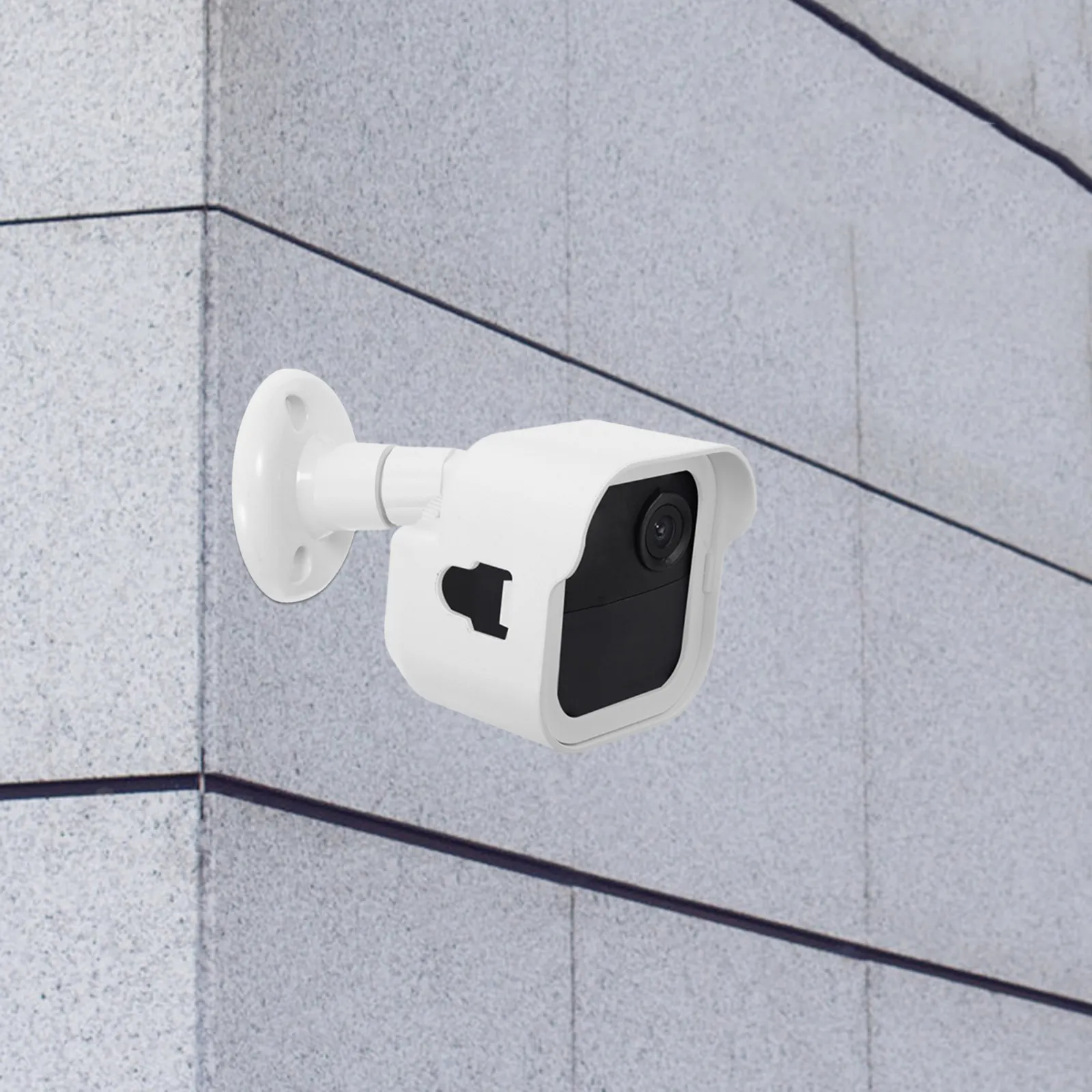 Rainproof Camera Cover for Outdoor Security Cameras – Adjustable Weatherproof Protective Housing with Plastic Bracket
