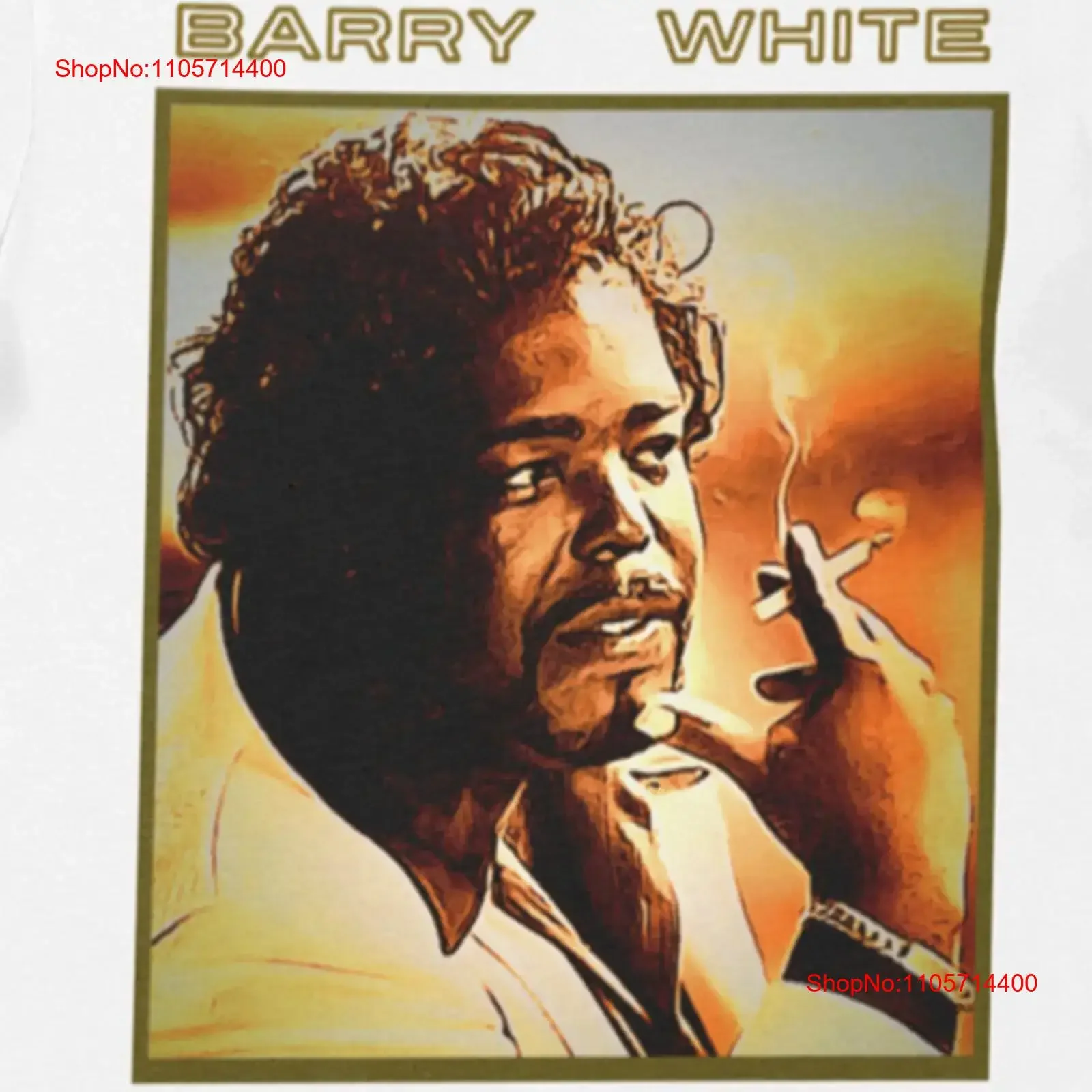 Barry White Golden Memories T Shirt 1970s Vintage Thrift Store Retro Love Unlimited Orchestra Disco Baritone R B Soul vintage