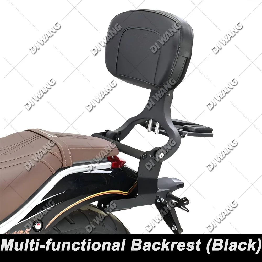 For ZONSEN YOMI 125 Multi-functional Folding Backrest Adjustable Rear Backrest Tail Luggage Rack Sissy Bar Modified Parts