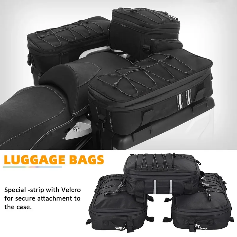 

Motorcycle Accessories Top Bags Top Panniers Bag Case Travel Luggage Bags Motorbike Trunk For BMW R 1200 1250 GS LC Adventure