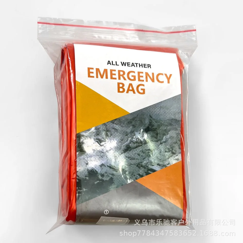 كيس نوم للطوارئ في الهواء الطلق: عزل للتخييم والمشي لمسافات طويلة وتسلق الجبال ومنع انخفاض الحرارة وبطانية البقاء على قيد الحياة #5