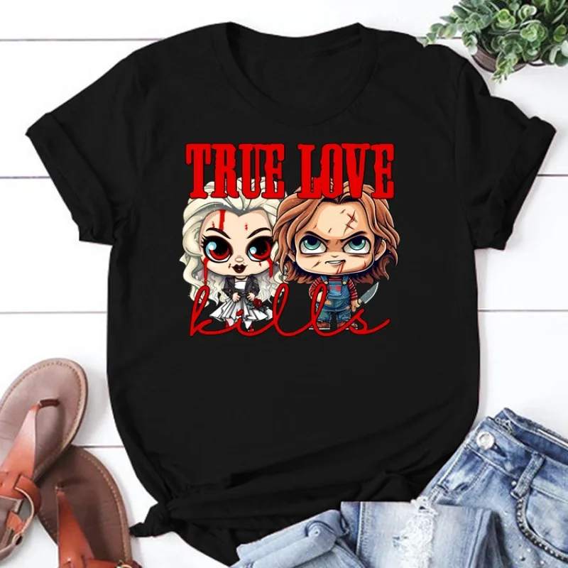 Camiseta de la película de terror de Stephen King para hombres y mujeres, camiseta de manga corta Retro, camiseta americana suelta, camisetas de gran tamaño