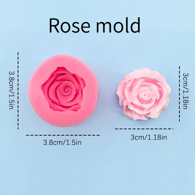 

Силиконовая форма 3D «Красивая роза» (1 шт.) – многофункциональный инструмент для декорирования шоколада, свадебных тортов, мыла и поделок своими руками