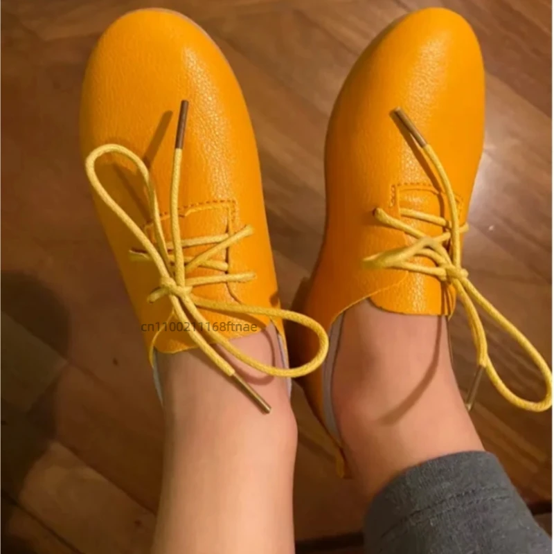 Новые весенние танцевальные туфли 2024, низкие туфли принцессы, студенческие черные кожаные туфли на шнуровке в британском стиле