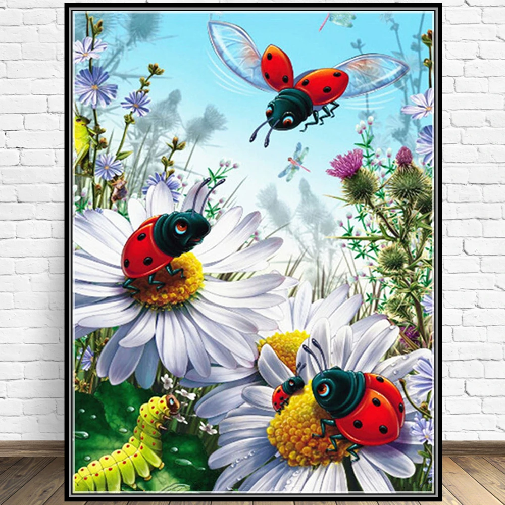 Landscape Animal DIY 5D Diamond Painting Full Drill Square Round Embroidery Mosaic Art Picture Of Rhinestones Home Decor Gifts