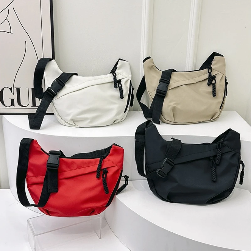 

Сумка-тоут нейтрального стиля с ремешком для переноски спортивных принадлежностей, новая мини-сумочка в уличном стиле с плечевым ремнем, легкие сумки