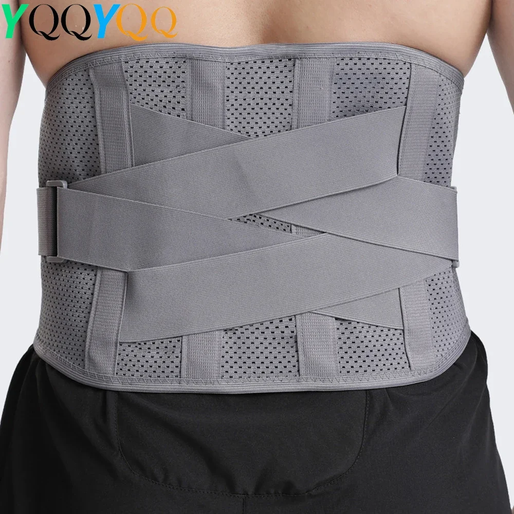 1PCS Back Brace for Lower Back Pain Relief with 4 Stays, Lumbar Support Belt with 3D Lumbar Pad ForSciatica Pain Relief