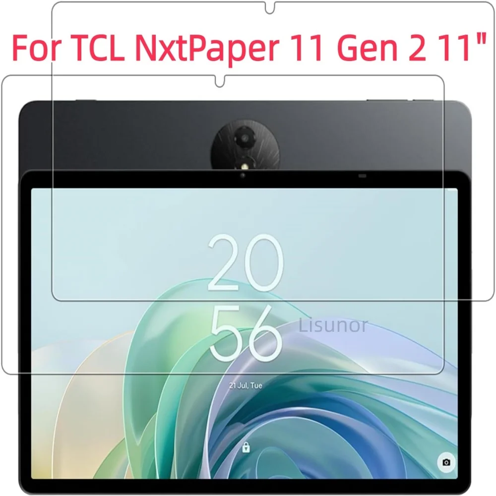 2 PCS 9H Tempered Glass Tablet Screen Protector For TCL NxtPaper 11 Plus 11.5 Gen 2 11 Inch Anti-Fingerprint HD Protective Film