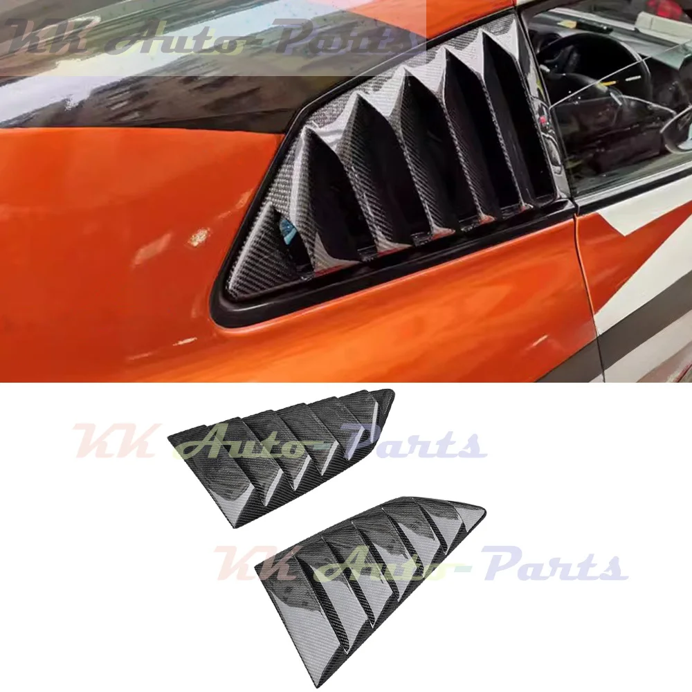 For Nissan R35 Carbon Fiber Side Window Louvers Sun Shade Cover Window Shutter Auto Tuning Body Kit