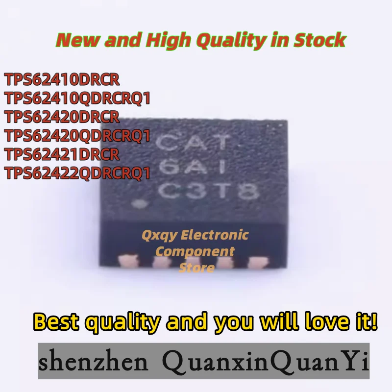 

1pcs new TPS62410DRCR CAT TPS62410QDRCRQ1 OFX TPS62420DRCR BQF TPS62420QDRCRQ1 OEP TPS62421DRCR QTQ TPS62422QDRCRQ1 2422Q