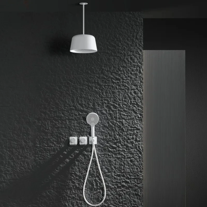 

European style ceiling shower set showerhead ceiling shower faucet mixer set bathroom ceiling shower tap